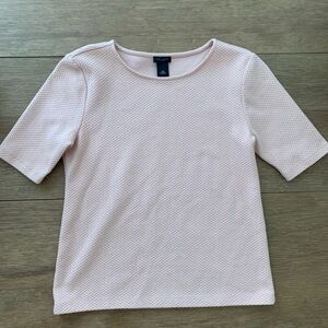 Anne Taylor Peach Textured Top